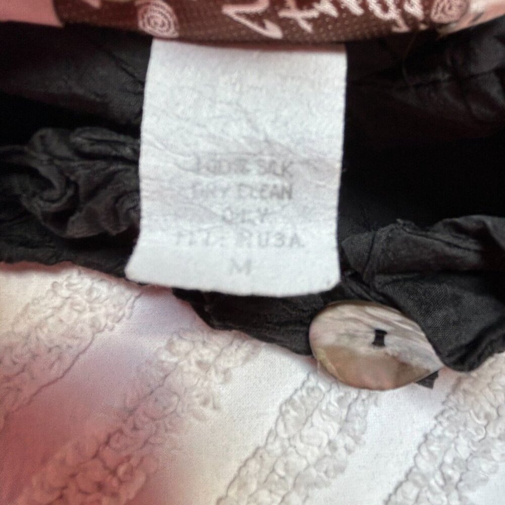 Spin Studio Womens Size Medium Button-Front Ruffl… - image 8